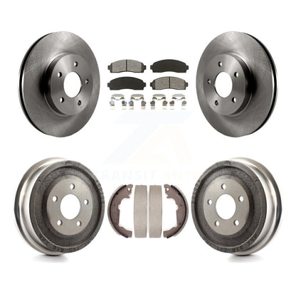 [Avant + Arrière] Kit de Disque et plaquette (semi-métallique) de frein pour Saturn Vue Chevrolet Equinox Pontiac Torrent K8S-103274