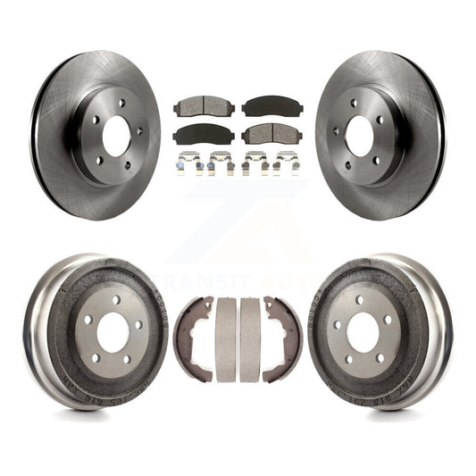 [Avant + Arrière] Kit de Disque et plaquette (semi-métallique) de frein pour Saturn Vue Chevrolet Equinox Pontiac Torrent K8S-103274