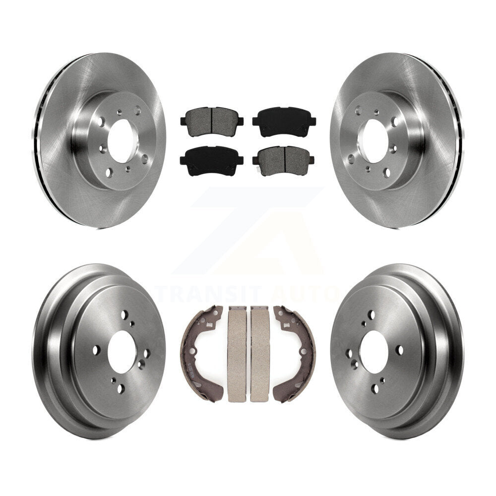 [Avant + Arrière] Kit de Disque et plaquette (semi-métallique) de frein pour 2002-2005 Suzuki Aerio K8S-103278