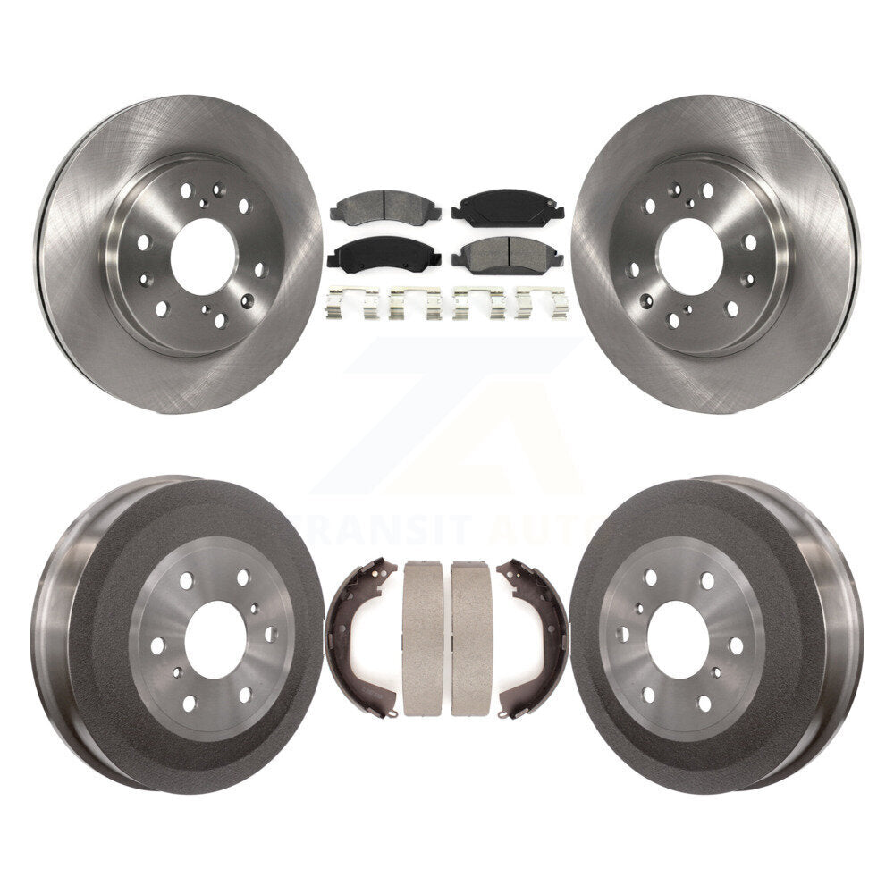 [Avant + Arrière] Kit de Disque et plaquette (semi-métallique) de frein pour Chevrolet Silverado 1500 GMC Sierra K8S-103280