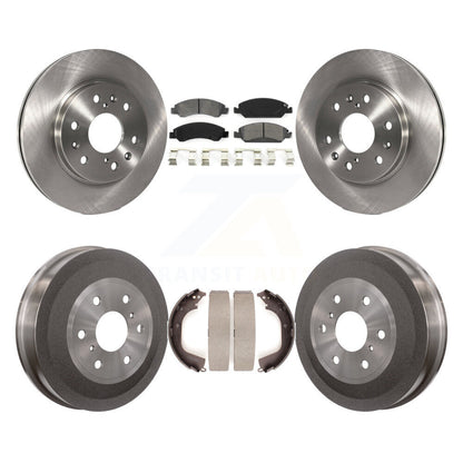 [Avant + Arrière] Kit de Disque et plaquette (semi-métallique) de frein pour Chevrolet Silverado 1500 GMC Sierra K8S-103280