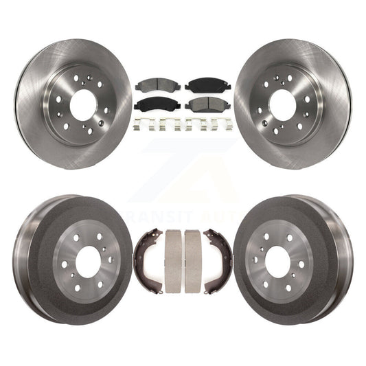 [Avant + Arrière] Kit de Disque et plaquette (semi-métallique) de frein pour Chevrolet Silverado 1500 GMC Sierra K8S-103280