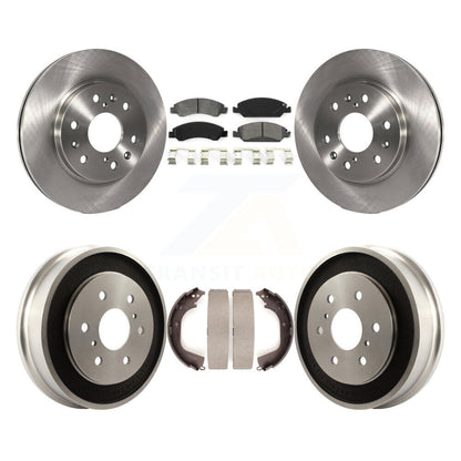[Avant + Arrière] Kit de Disque et plaquette (semi-métallique) de frein pour 2008 Chevrolet Silverado 1500 GMC Sierra avec Vehicles Using Hold Down Pins K8S-103283