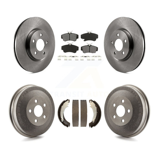 [Avant + Arrière] Kit de Disque et plaquette (semi-métallique) de frein pour Chrysler PT Cruiser Naturally Aspirated K8S-103290