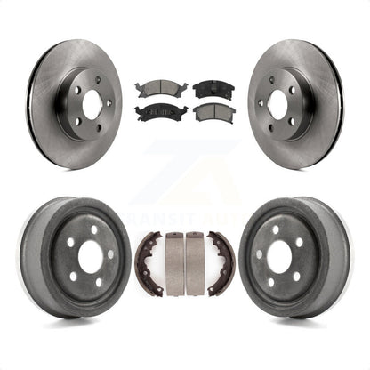 [Avant + Arrière] Kit de Disque et plaquette (semi-métallique) de frein pour Pontiac Sunfire Grand Am Oldsmobile Achieva K8S-103294 par Transit Auto