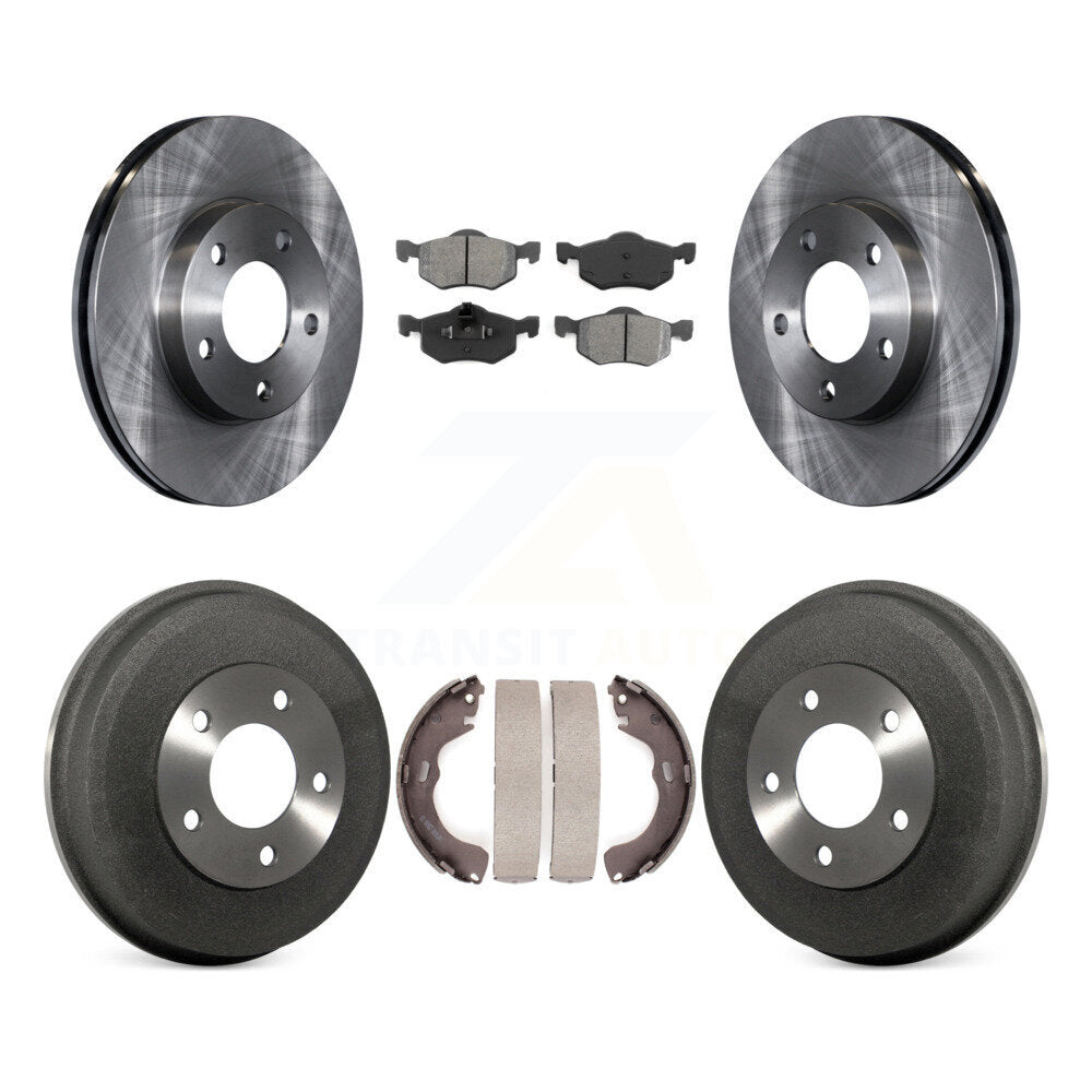 [Avant + Arrière] Kit de Disque et plaquette (semi-métallique) de frein pour Ford Escape Mazda Tribute Mercury Mariner K8S-103302