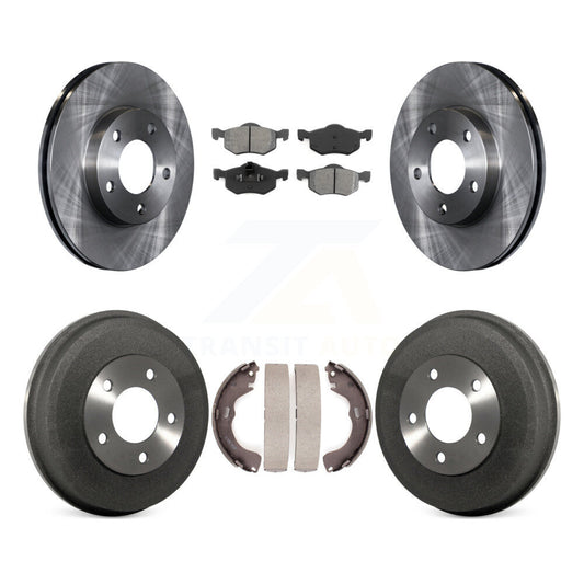 [Avant + Arrière] Kit de Disque et plaquette (semi-métallique) de frein pour Ford Escape Mazda Tribute Mercury Mariner K8S-103302