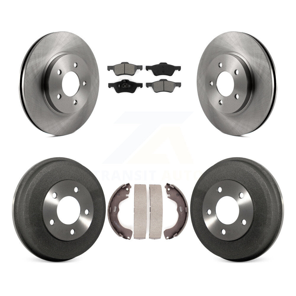 [Avant + Arrière] Kit de Disque et plaquette (semi-métallique) de frein pour Ford Escape Mercury Mariner Mazda Tribute K8S-103303