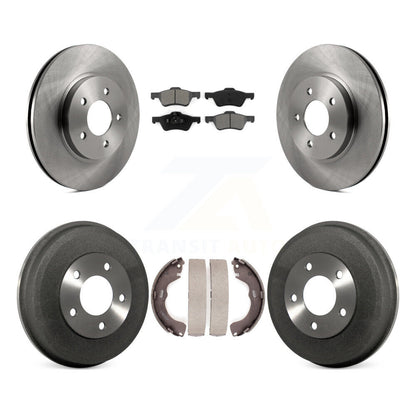 [Avant + Arrière] Kit de Disque et plaquette (semi-métallique) de frein pour Ford Escape Mercury Mariner Mazda Tribute K8S-103303