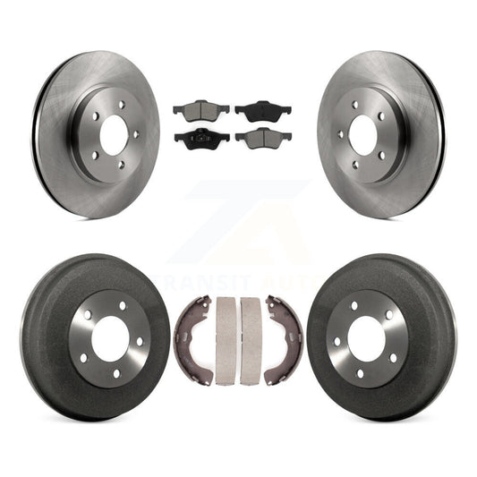 [Avant + Arrière] Kit de Disque et plaquette (semi-métallique) de frein pour Ford Escape Mercury Mariner Mazda Tribute K8S-103303