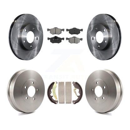 [Avant + Arrière] Kit de Disque et plaquette (semi-métallique) de frein pour 2007 Ford Escape Mercury Mariner From 01/08/07 rear brakes K8S-103304