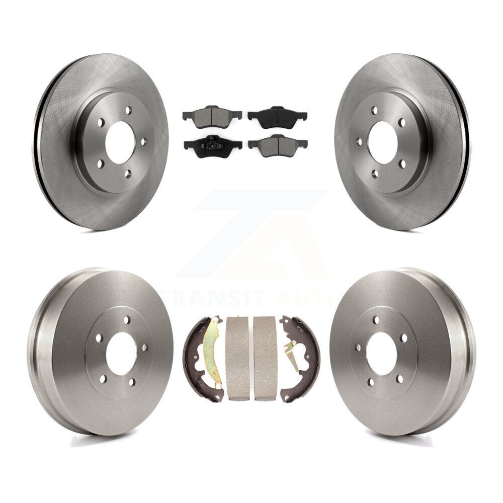 [Avant + Arrière] Kit de Disque et plaquette (semi-métallique) de frein pour Ford Escape Mercury Mariner Mazda Tribute K8S-103305
