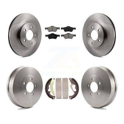 [Avant + Arrière] Kit de Disque et plaquette (semi-métallique) de frein pour Ford Escape Mercury Mariner Mazda Tribute K8S-103305