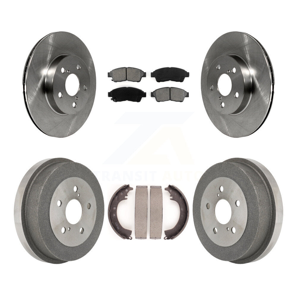 [Avant + Arrière] Kit de Disque et plaquette (semi-métallique) de frein pour 1996-2000 Toyota RAV4 K8S-103309
