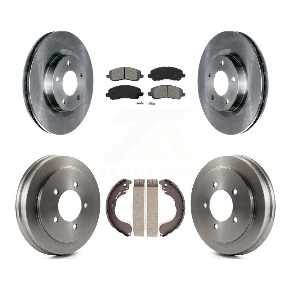 [Avant + Arrière] Kit de Disque et plaquette (semi-métallique) de frein pour Jeep Patriot Compass Dodge Caliber Chrysler Sebring Avenger K8S-103310