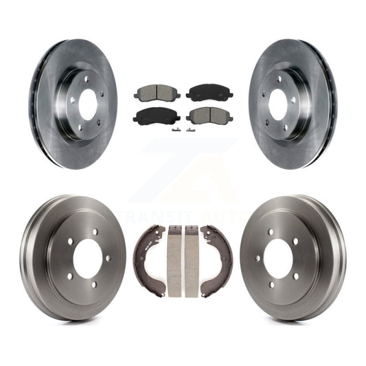 [Avant + Arrière] Kit de Disque et plaquette (semi-métallique) de frein pour Jeep Patriot Compass Dodge Caliber Chrysler Sebring Avenger K8S-103310
