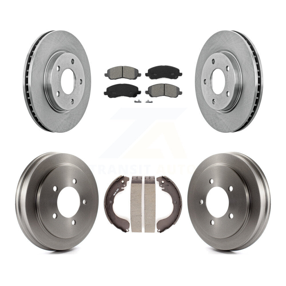 [Avant + Arrière] Kit de Disque et plaquette (semi-métallique) de frein pour Dodge Caliber K8S-103311