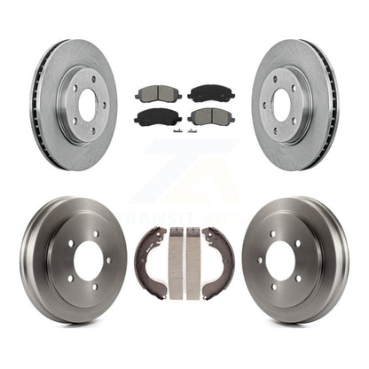 [Avant + Arrière] Kit de Disque et plaquette (semi-métallique) de frein pour Dodge Caliber K8S-103311