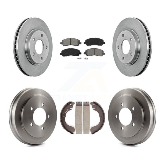 [Avant + Arrière] Kit de Disque et plaquette (semi-métallique) de frein pour Dodge Caliber K8S-103311
