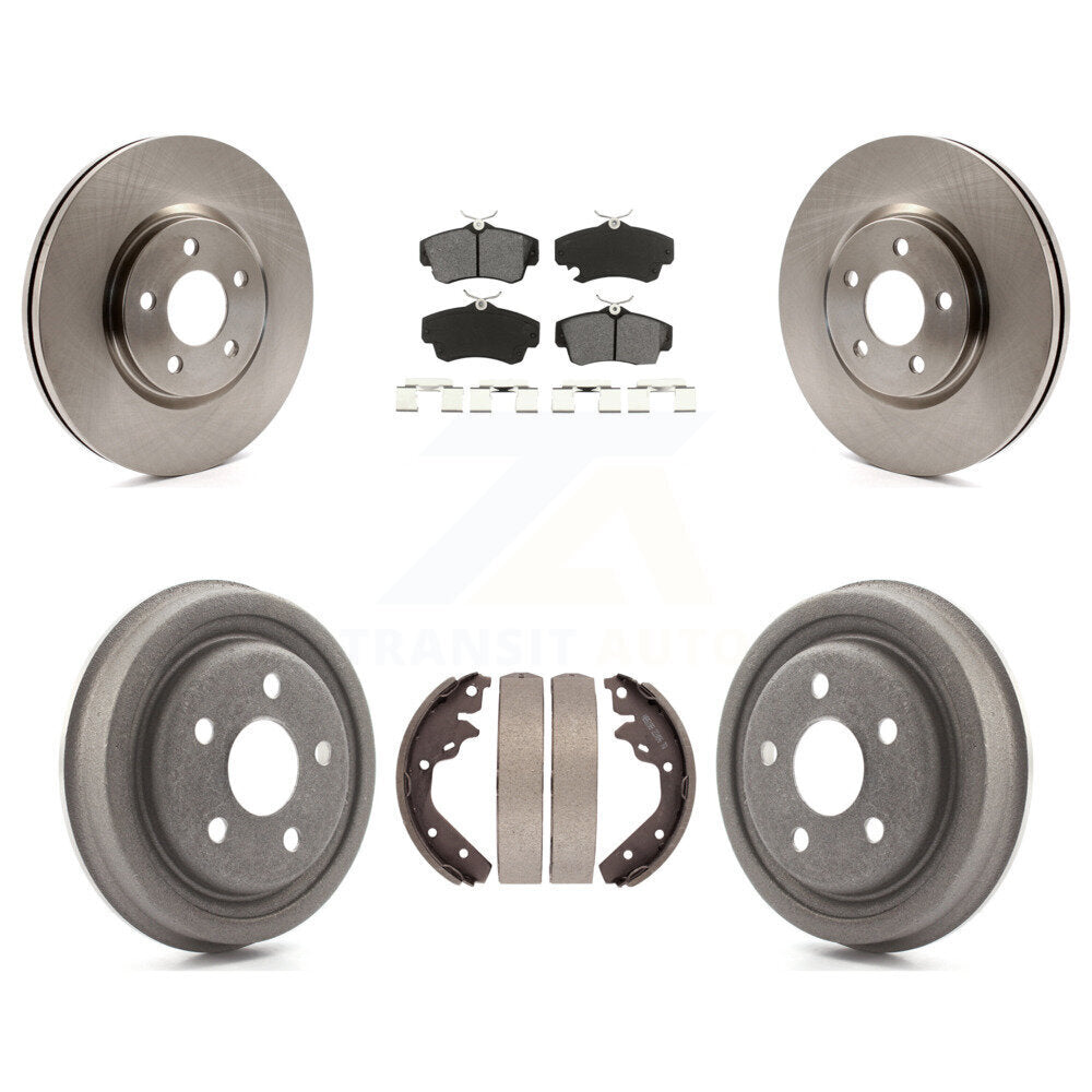 [Avant + Arrière] Kit de Disque et plaquette (semi-métallique) de frein pour 2003 Dodge Neon SRT-4 K8S-103323
