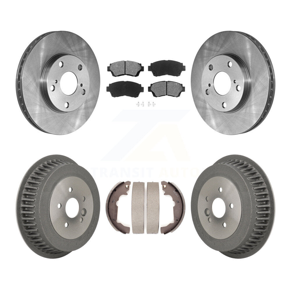 [Avant + Arrière] Kit de Disque et plaquette (semi-métallique) de frein pour 1998-2003 Toyota Sienna K8S-103324