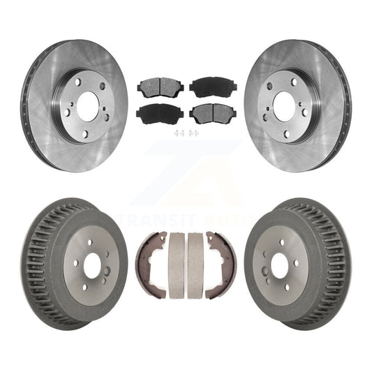 [Avant + Arrière] Kit de Disque et plaquette (semi-métallique) de frein pour 1998-2003 Toyota Sienna K8S-103324
