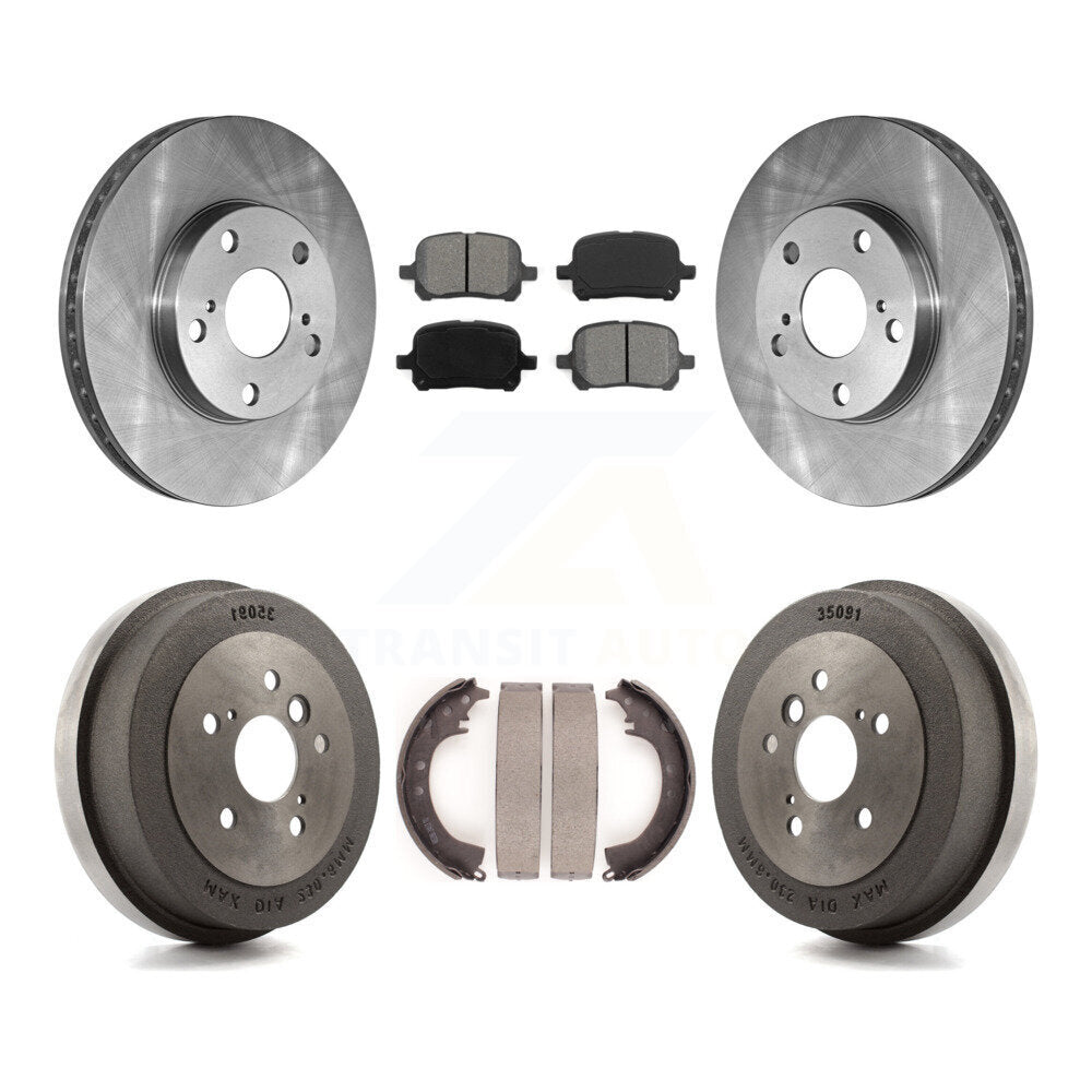 [Avant + Arrière] Kit de Disque et plaquette (semi-métallique) de frein pour 2002-2003 Toyota Solara 2.4L K8S-103325