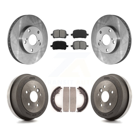 [Avant + Arrière] Kit de Disque et plaquette (semi-métallique) de frein pour 2002-2003 Toyota Solara 2.4L K8S-103325