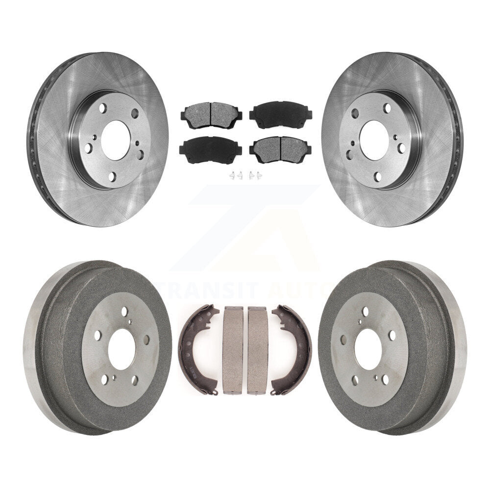 [Avant + Arrière] Kit de Disque et plaquette (semi-métallique) de frein pour Toyota Camry K8S-103326