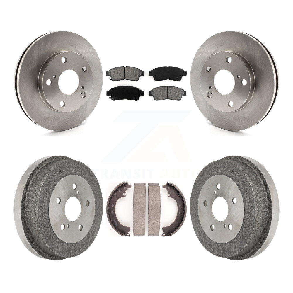 [Avant + Arrière] Kit de Disque et plaquette (semi-métallique) de frein pour Toyota Camry 2.2L K8S-103327