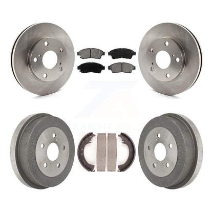 [Avant + Arrière] Kit de Disque et plaquette (semi-métallique) de frein pour Toyota Camry 2.2L K8S-103327