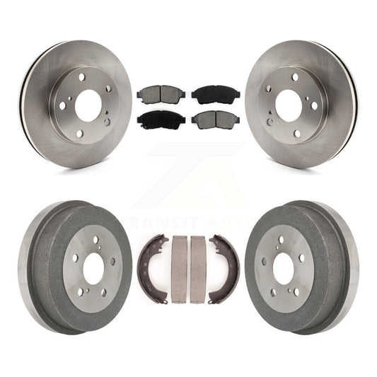 [Avant + Arrière] Kit de Disque et plaquette (semi-métallique) de frein pour Toyota Camry 2.2L K8S-103327