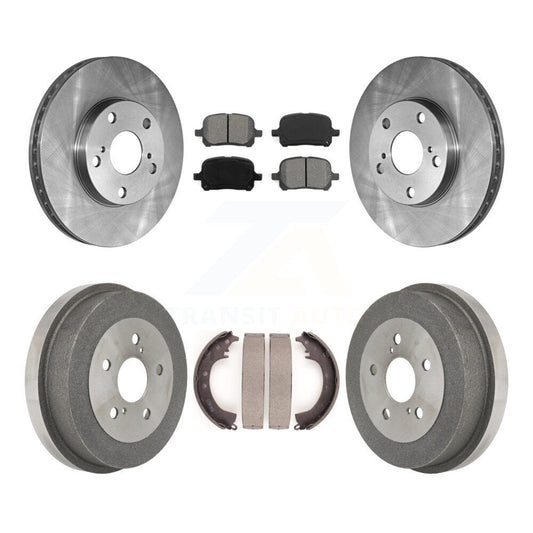[Avant + Arrière] Kit de Disque et plaquette (semi-métallique) de frein pour 1999-2001 Toyota Solara 2.2L K8S-103334