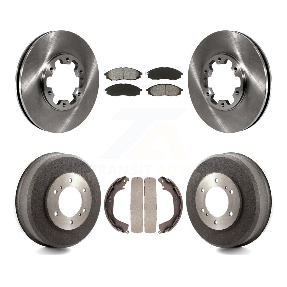 [Avant + Arrière] Kit de Disque et plaquette (semi-métallique) de frein pour Nissan Xterra Frontier K8S-103335