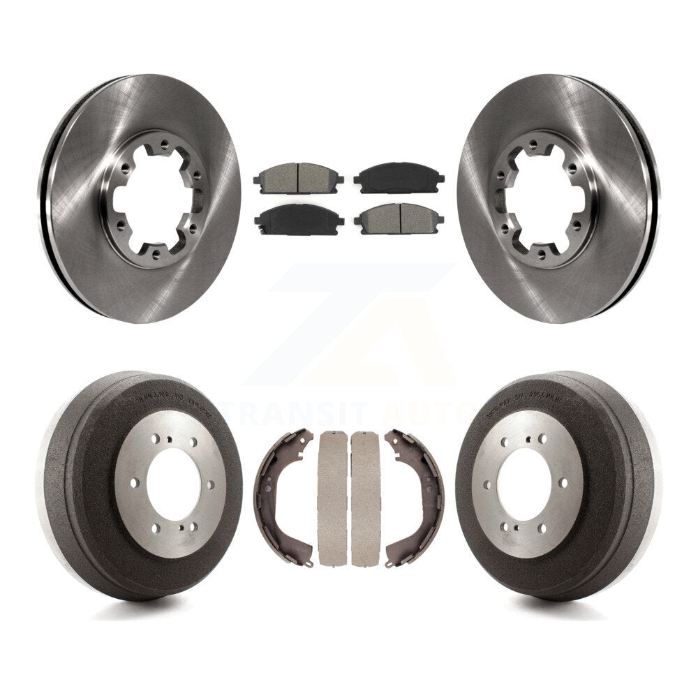 [Avant + Arrière] Kit de Disque et plaquette (semi-métallique) de frein pour Nissan Pathfinder INFINITI QX4 K8S-103336