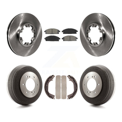 [Avant + Arrière] Kit de Disque et plaquette (semi-métallique) de frein pour Nissan Pathfinder INFINITI QX4 K8S-103336