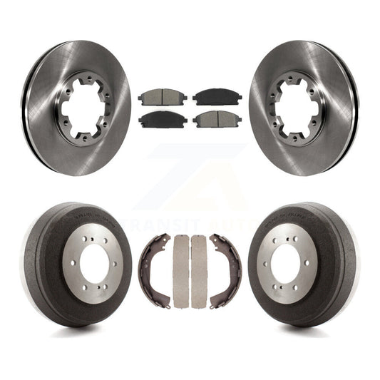 [Avant + Arrière] Kit de Disque et plaquette (semi-métallique) de frein pour Nissan Pathfinder INFINITI QX4 K8S-103336