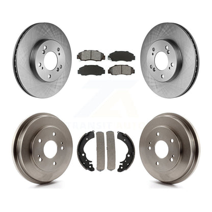 [Avant + Arrière] Kit de Disque et plaquette (semi-métallique) de frein pour 1997-2001 Honda CR-V K8S-103337