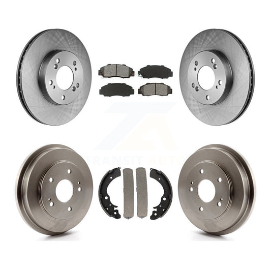 [Avant + Arrière] Kit de Disque et plaquette (semi-métallique) de frein pour 1997-2001 Honda CR-V K8S-103337