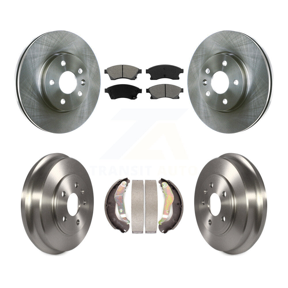 [Avant + Arrière] Kit de Disque et plaquette (semi-métallique) de frein pour Chevrolet Sonic K8S-103338