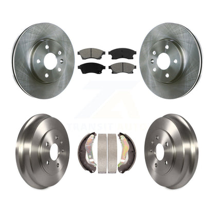 [Avant + Arrière] Kit de Disque et plaquette (semi-métallique) de frein pour Chevrolet Sonic K8S-103338