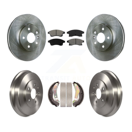 [Avant + Arrière] Kit de Disque et plaquette (semi-métallique) de frein pour Chevrolet Sonic K8S-103338