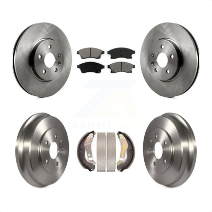 [Avant + Arrière] Kit de Disque et plaquette (semi-métallique) de frein pour Chevrolet Trax Sonic K8S-103339 par Transit Auto