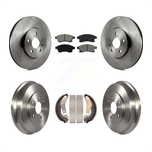 [Avant + Arrière] Kit de Disque et plaquette (semi-métallique) de frein pour Chevrolet Trax Sonic K8S-103339 par Transit Auto