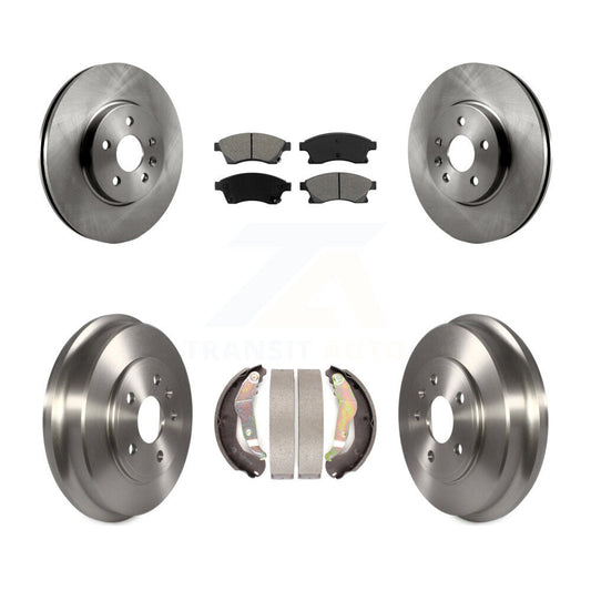 [Avant + Arrière] Kit de Disque et plaquette (semi-métallique) de frein pour Chevrolet Trax Sonic K8S-103339