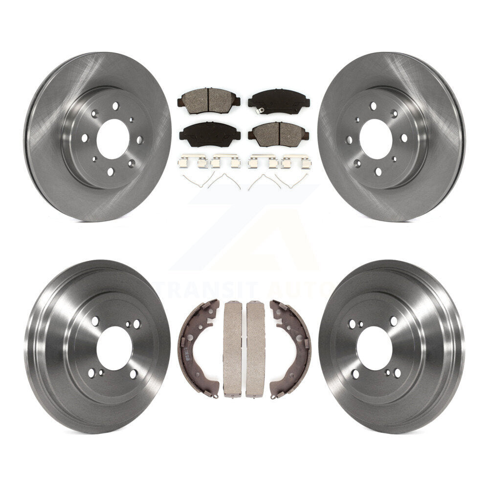 [Avant + Arrière] Kit de Disque et plaquette (semi-métallique) de frein pour 2015-2020 Honda Fit K8S-103343
