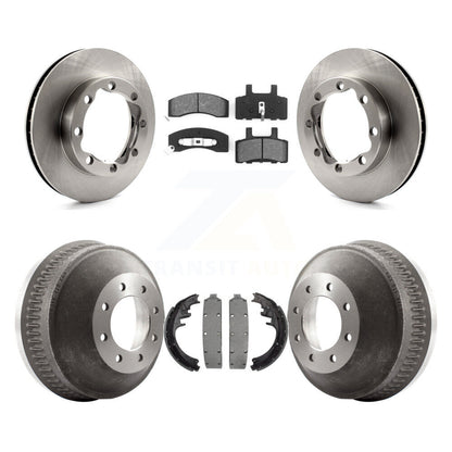 [Avant + Arrière] Kit de Disque et plaquette (semi-métallique) de frein pour 1988-1989 K3500 Chevrolet GMC K8S-103346