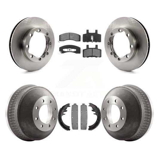 [Avant + Arrière] Kit de Disque et plaquette (semi-métallique) de frein pour 1988-1989 K3500 Chevrolet GMC K8S-103346
