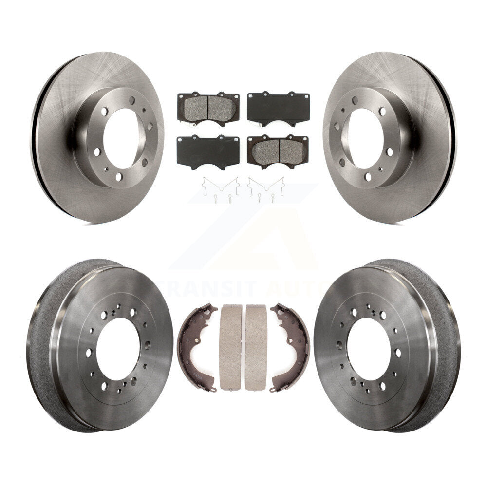 [Avant + Arrière] Kit de Disque et plaquette (semi-métallique) de frein pour Toyota Tacoma K8S-103349