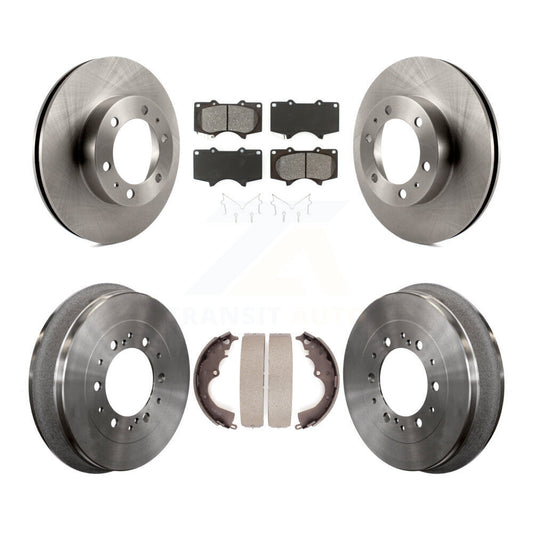 [Avant + Arrière] Kit de Disque et plaquette (semi-métallique) de frein pour Toyota Tacoma K8S-103349